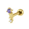 February Birthstone Helix Ear Piercing TIP-3599